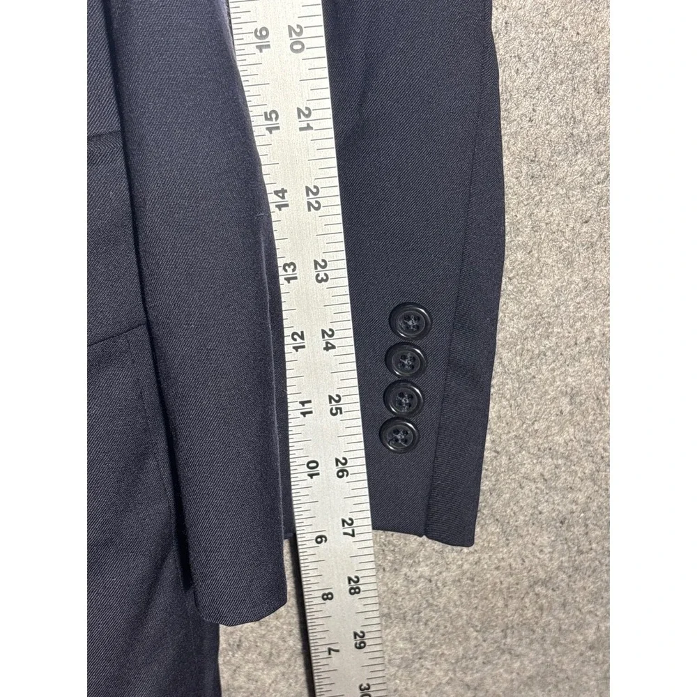 Jos. A. Bank Signature Collection Navy Blue 100% Wool Blazer Gordon 44R Mens